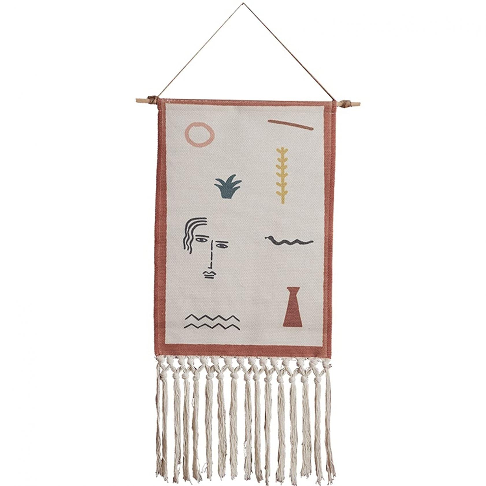 Tapisseries de gland faites à la main coton tissé art déco maison 40x60