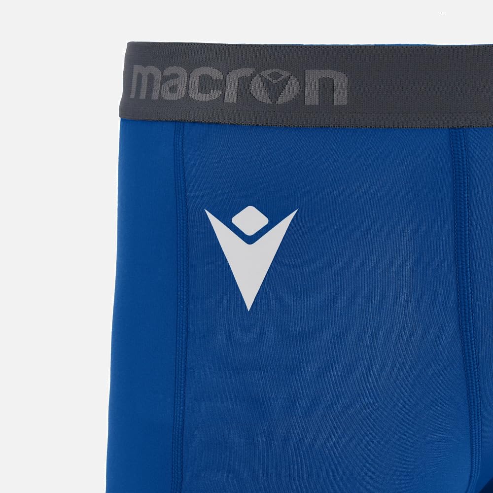 Macron Bermuda Scaldamuscoli Oak Calcio Sport Blue Royal Azzurro