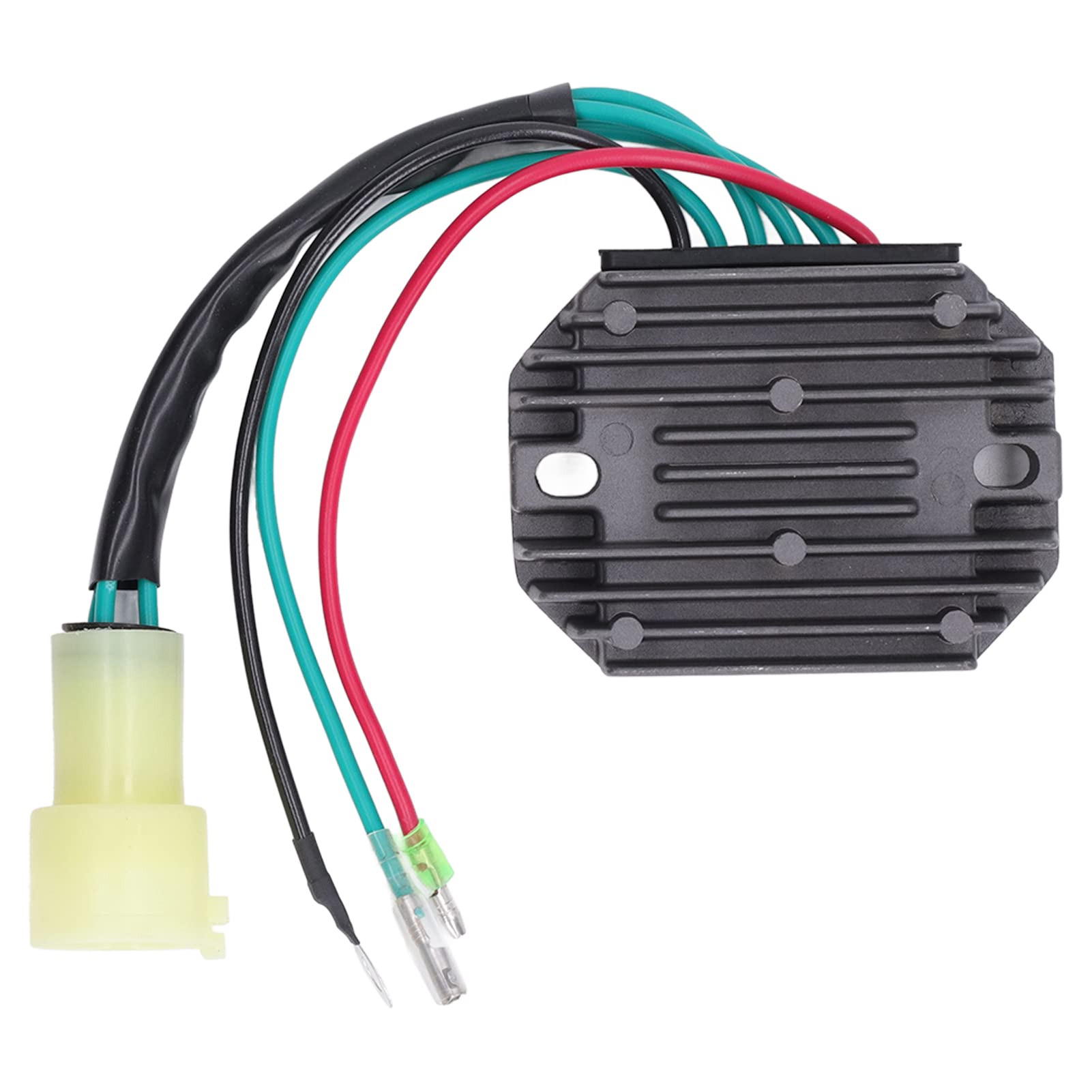 Motocyklowy prostownik regulator napięcia 62Y819600000, 12 V, stop aluminium, zamiennik do 4-suwowych silników zaburtowych 50 KM od 1995 do 2007