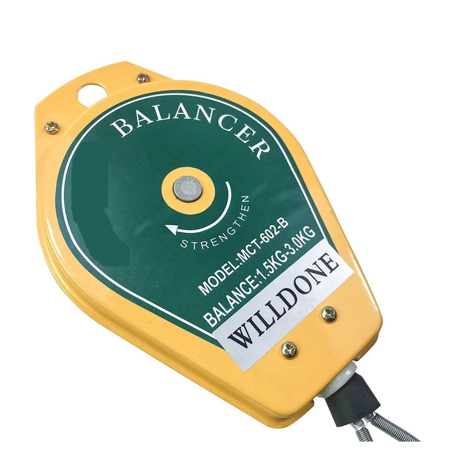 CAARLA Spring Weight Balancer MCT-602-B Spring Balancer 0.6-1.2kg; 1.2-2.0kg, 3.0-5.0kg Hanging Tool Balancer Spring Retractable Tool(1.2-2.0kg)