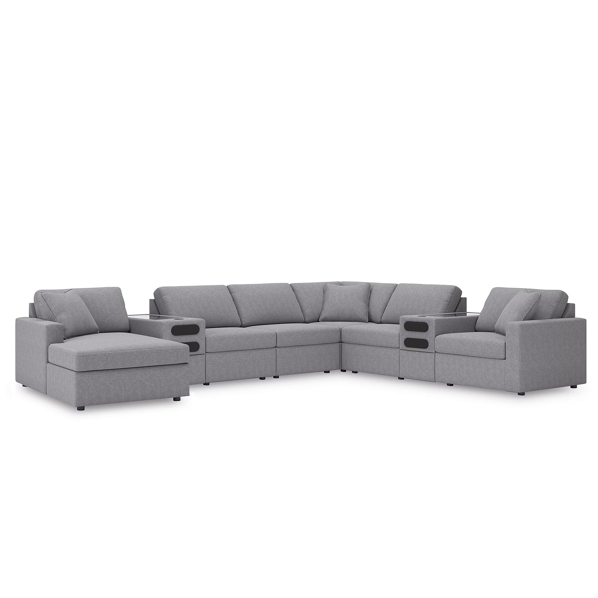 Signature Design by Ashley Modmax Sectional with Audio System and Chaise