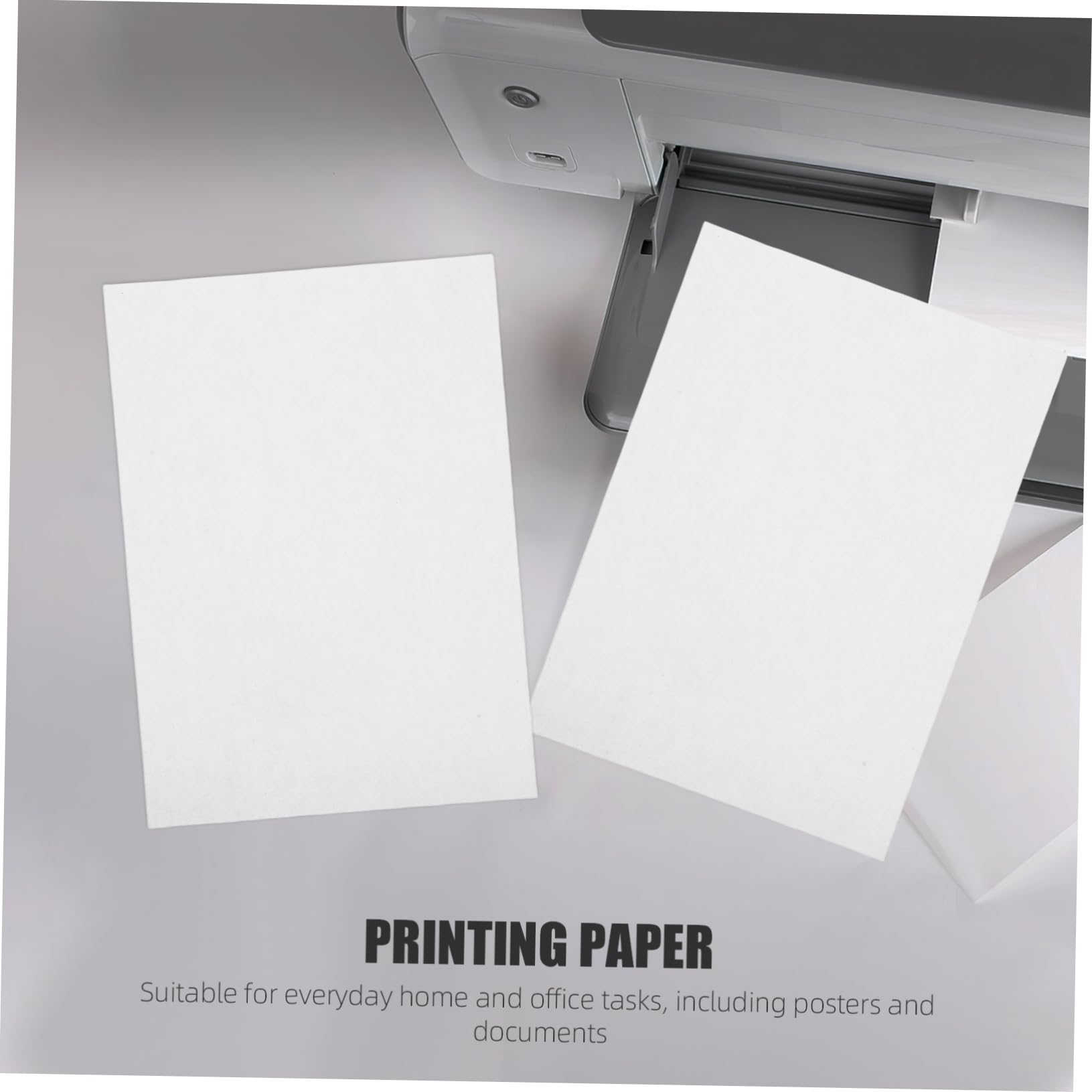 Din A5 Druckerpapier Weiß 500 Blatt Kopierpapier Beidseitig Bedruckbar für Drucker Büro Poster und Zeichenprojekte