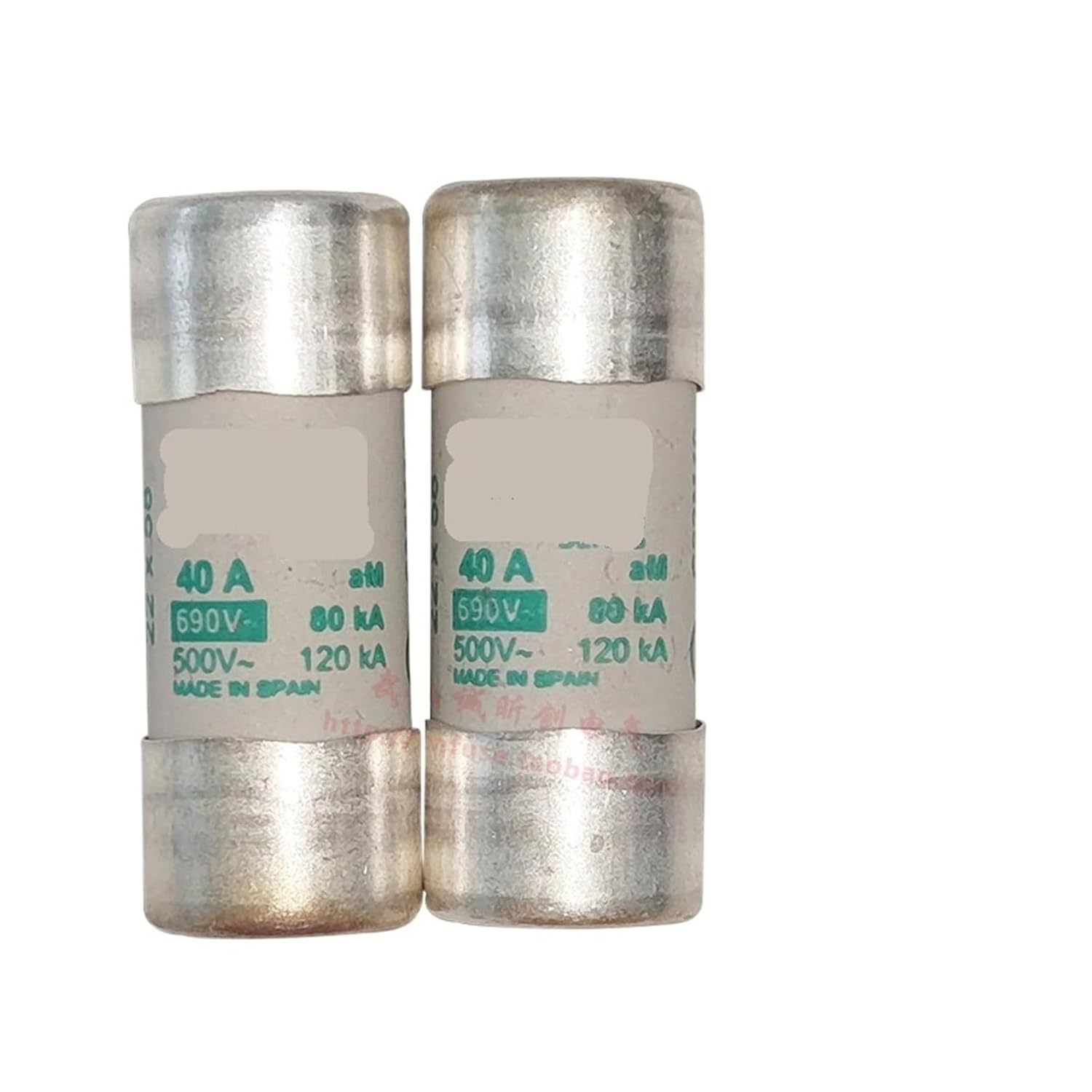 2 fuses C22M100 100A C22M80 80A C22M63 63A 500V