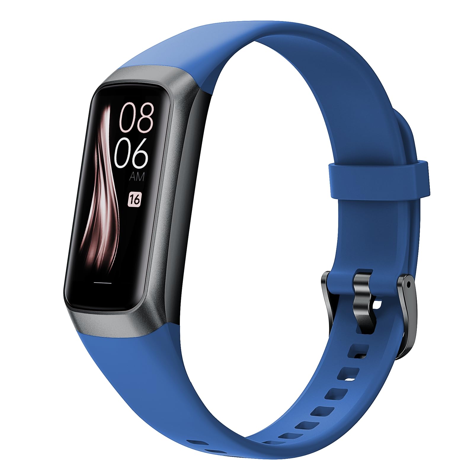 TROTY 1 Pack Sport Bands Compatible with C60 Fitness Tracker,Silicone Waterproof Strap with Installation Tools（Not include Fitness Tracker） (Black) — view 5