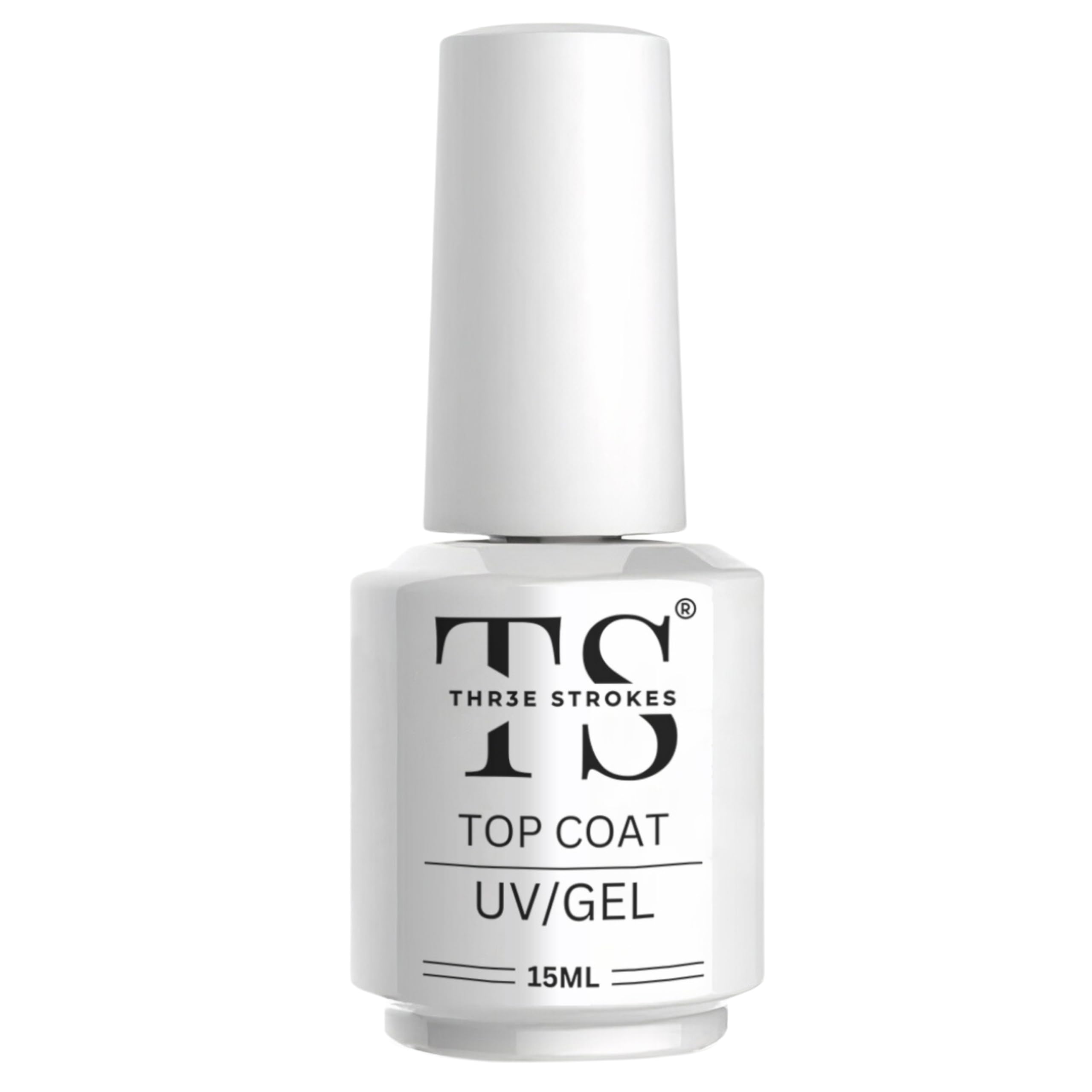 THR3E STROKES Gel Polish No Wipe Gel Top Coat - Clear Color Gel Shine Finish and Long Lasting, Soak Off Nail Lamp Gel, 15ml Gift for Mom-image-12