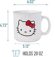 Vista 2 de Silver Buffalo Sanrio Hello Kitty Taza de Cerámica Camper, 20 onzas