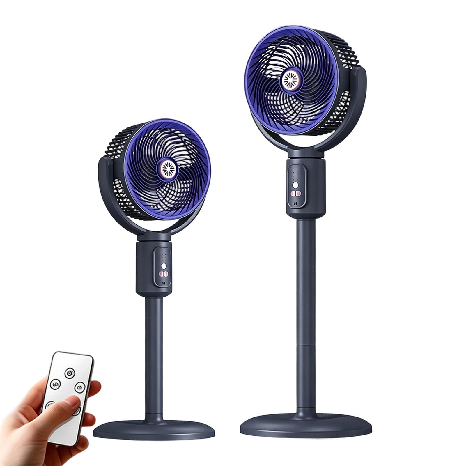 Ventilatore A Piantana Con Telecomando 5 Velocità 180° Oscillante Timer 8h | Ventilatori A Piantana Elettrici Per Camera, Soggiorno, Casa, Ufficio, Comodino