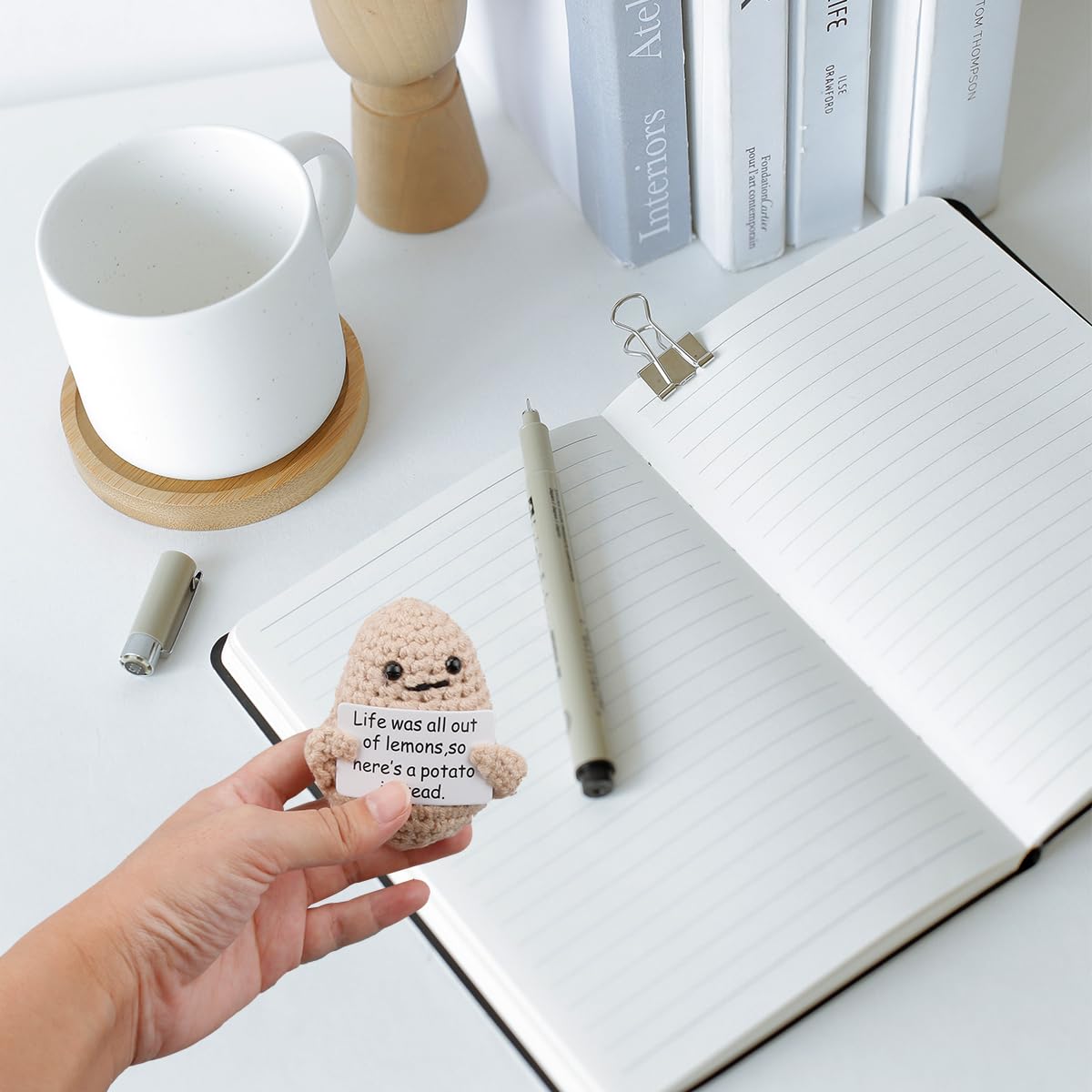Lotsdonxia Funny Positive Potato Plush - Image 4