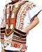RaanPahMuang Unisex Bright Africa Colour Children Dashiki Cotton Shirt
