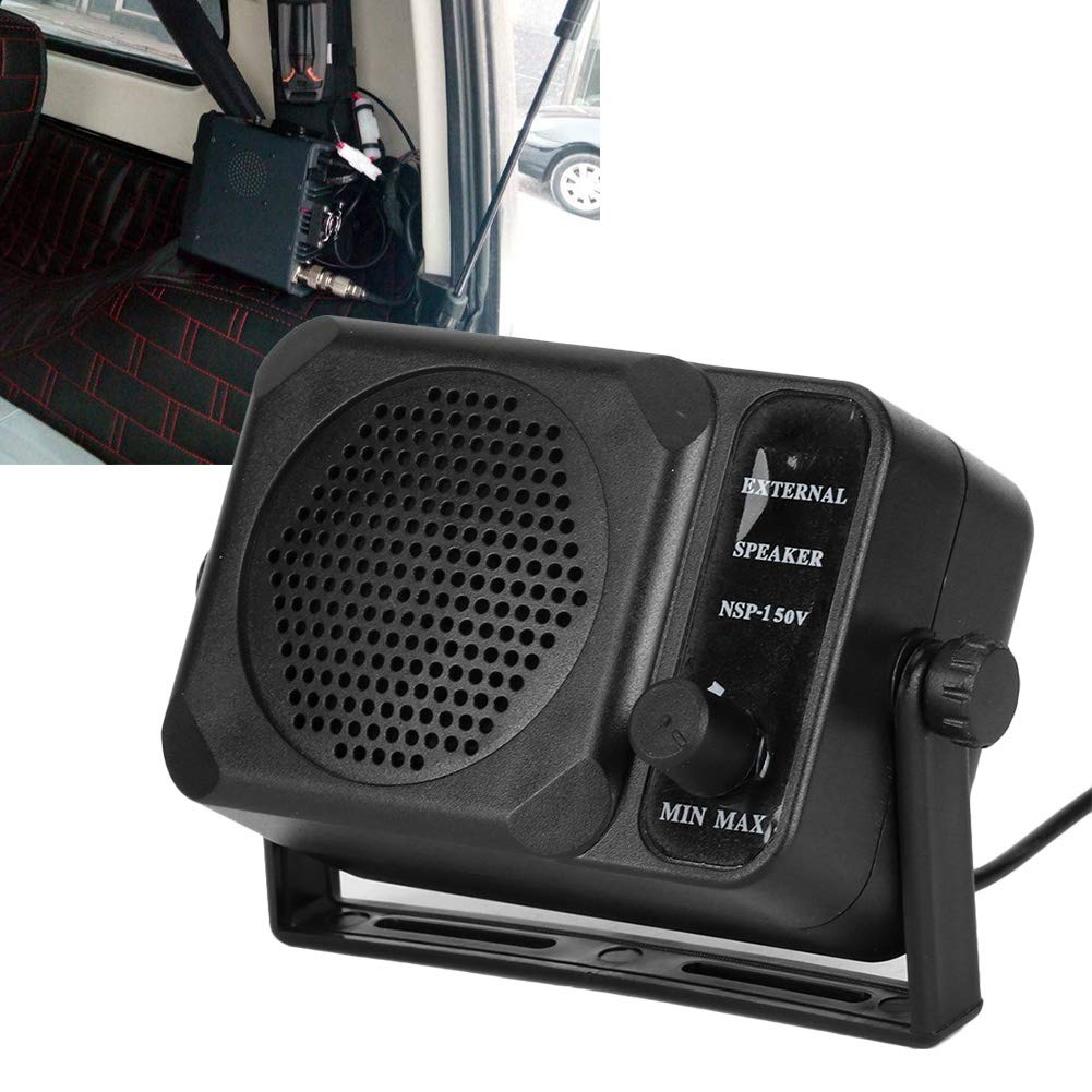 Autoradio Mini Haut-Parleur Externe Radio bidirectionnelle CB HF VHF Émetteur-récepteur UHF Accessoire de Voiture NSP-150V
