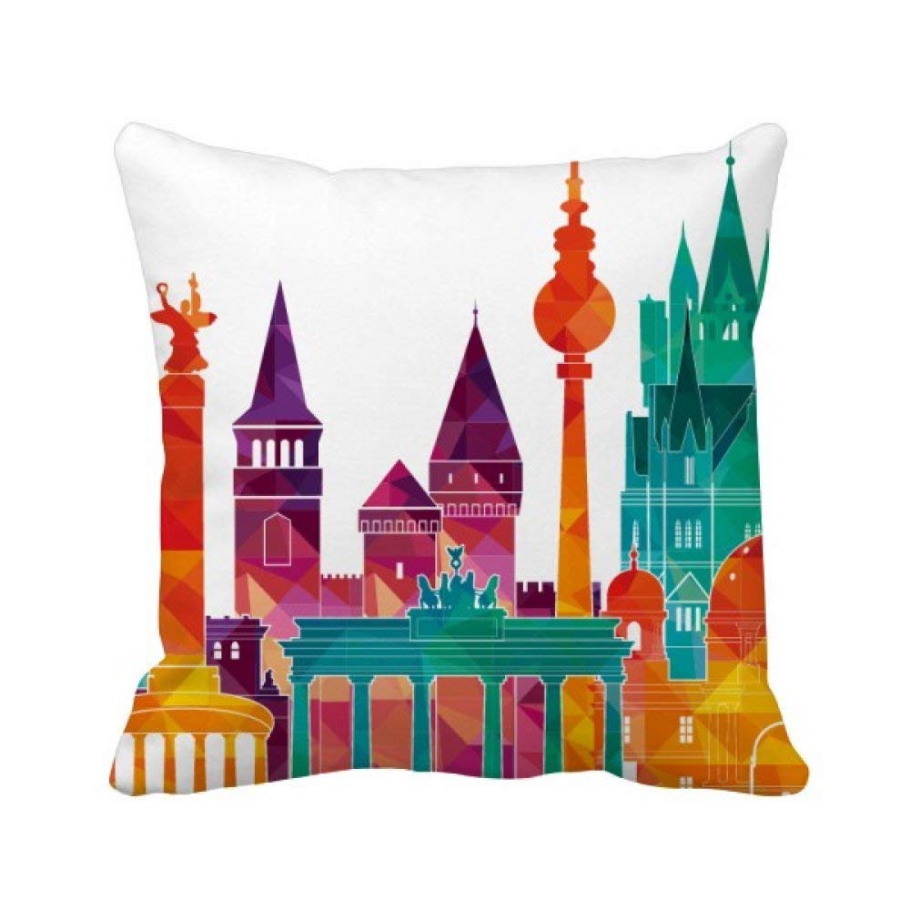 Cadeau home decor housse coussin Allemagne architecture square