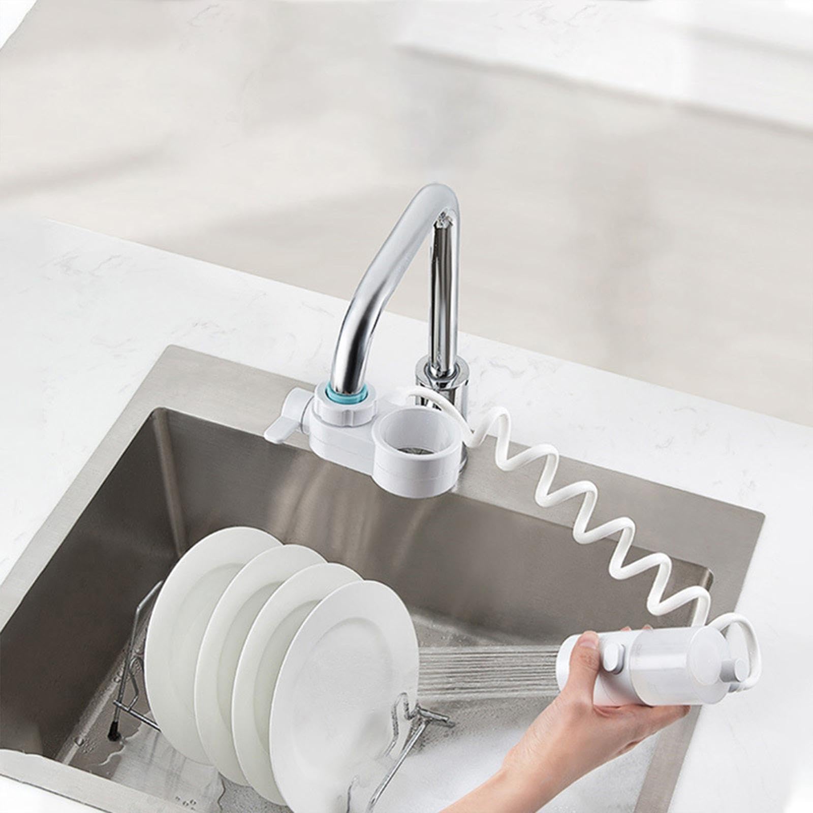 Generic Accesorio para Grifo, Móvil, 360 Grados, Herramienta, Extensión para Grifo de Cocina