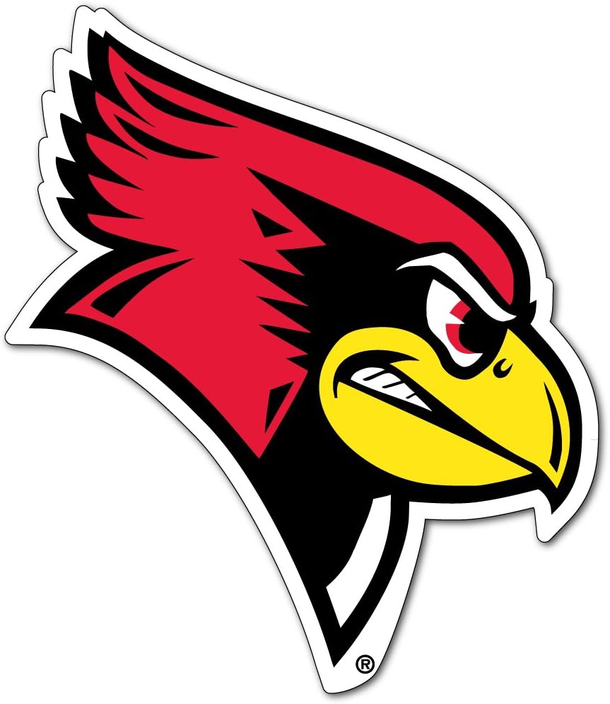Illinois State University Redbirds Shaped Magnet 10 inches x 12 inches Show Your School Spirit VictoryStore Waterproof Magnets