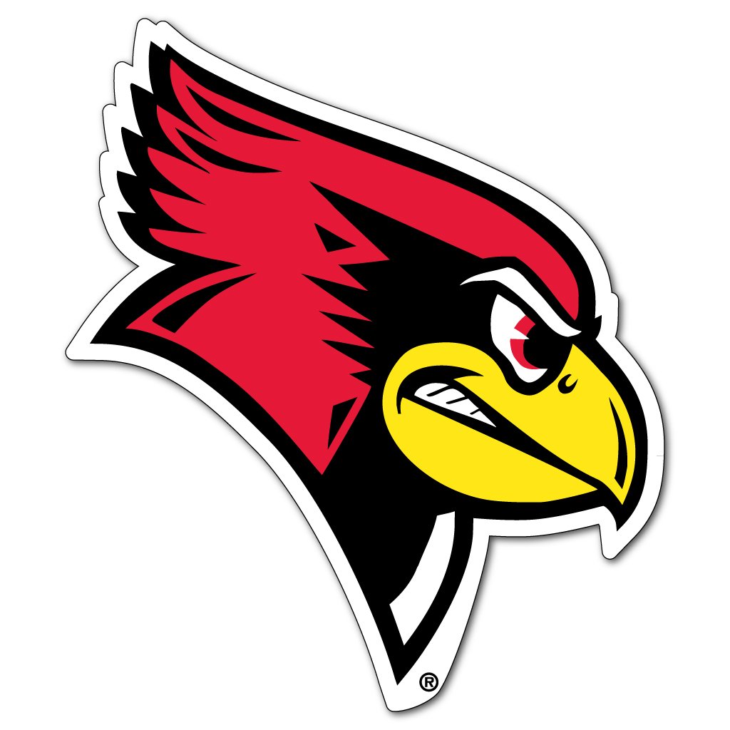 Illinois State University Redbirds Shaped Magnet 10 inches x 12 inches Show Your School Spirit VictoryStore Waterproof Magnets