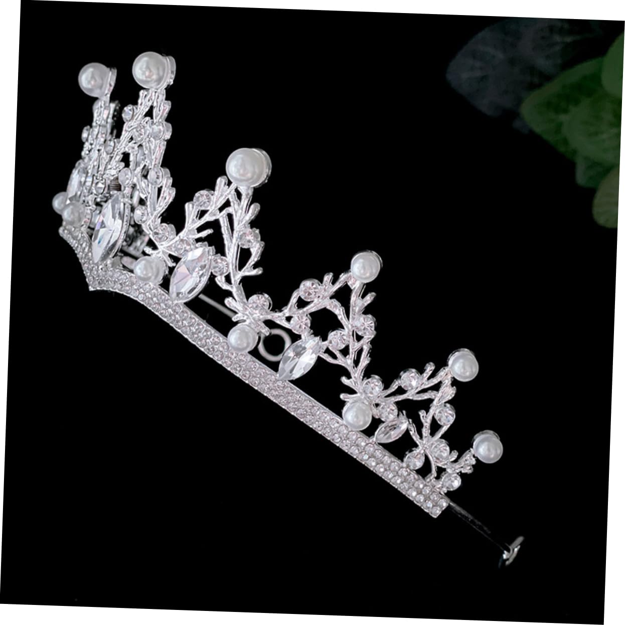 VICASKY 4 Pezzi per Cerchietto Sposa e Tiara Nuziale in Accessorio per Compleanni e Addio Nubilato
