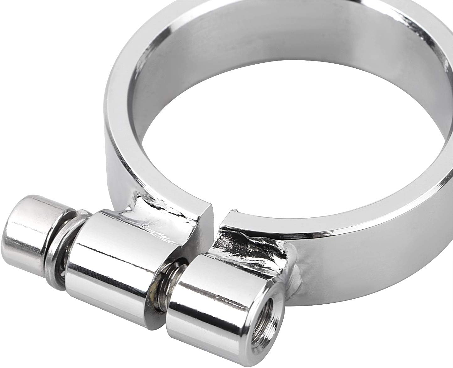 2pcs Stainless Steel 1-7/8" Exhaust Seal Clamp Compatible with 1957-1985 Harley Sportster Model