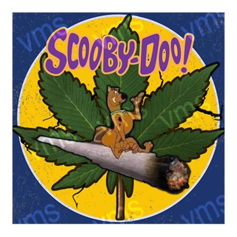 Vintage Metal Sign SCOOBYDOO SMOKING 12X12 inch Home Decor Inside Outside Bar Kitchen Pub Decorative Plaques