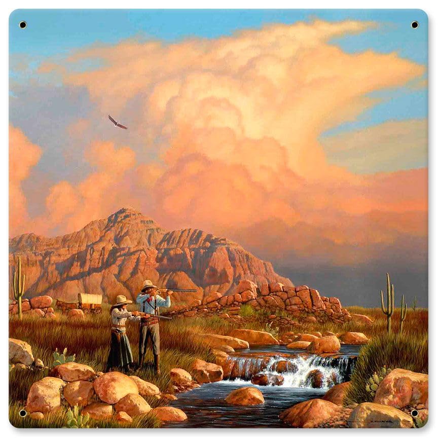 Arizona Hunting Vintage Sign 12X12