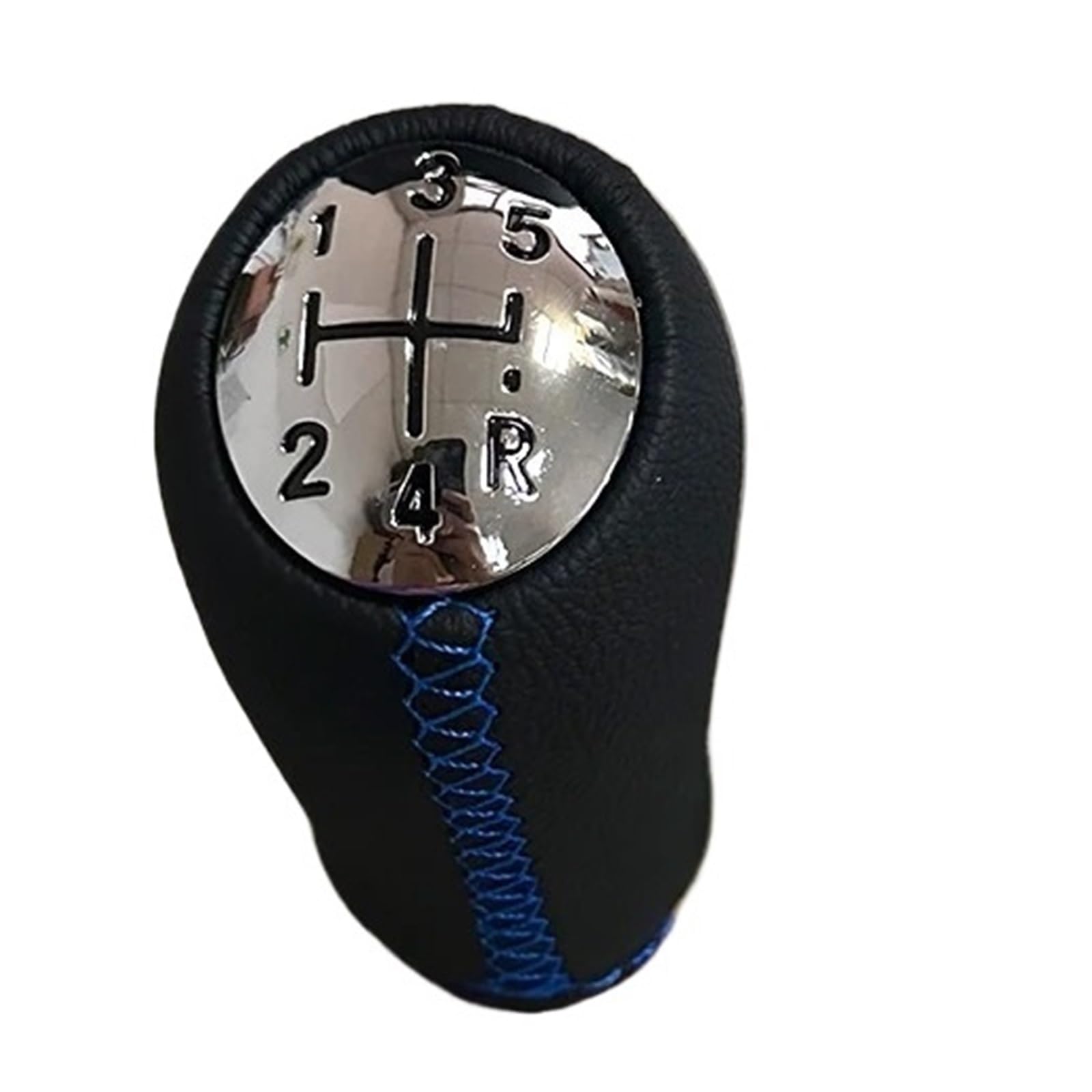 Vavgkdkpzb Blue Shifter Lever Handle For Clio Iii 2005-2009 5 Speed Gear Shift Knob Stick Head Shifter Lever Handle(Blue)