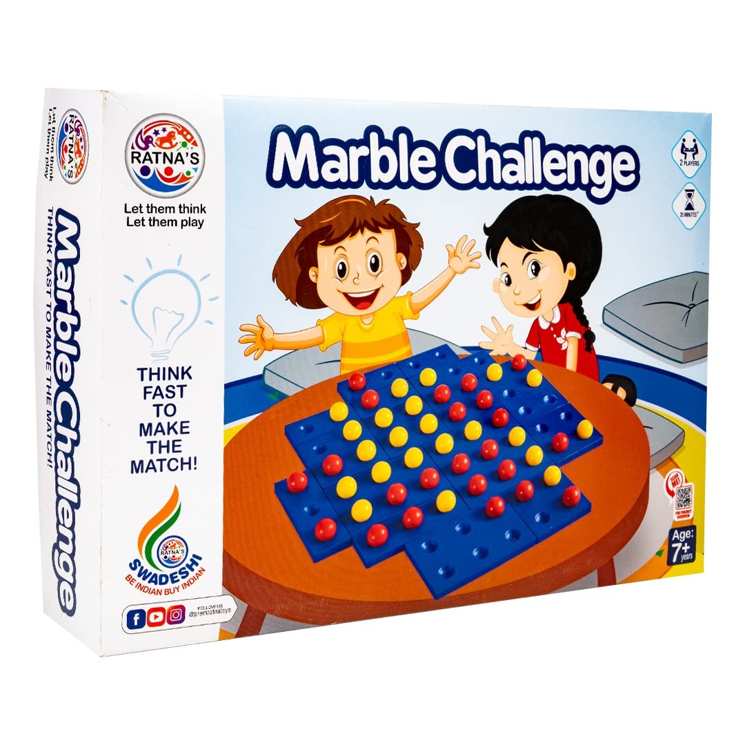 Ratnas Marble Challenge Strategy 2 Players Board Game for Kids & Adults (B0BR15KBS4) Amazon Price History, Amazon Price Tracker