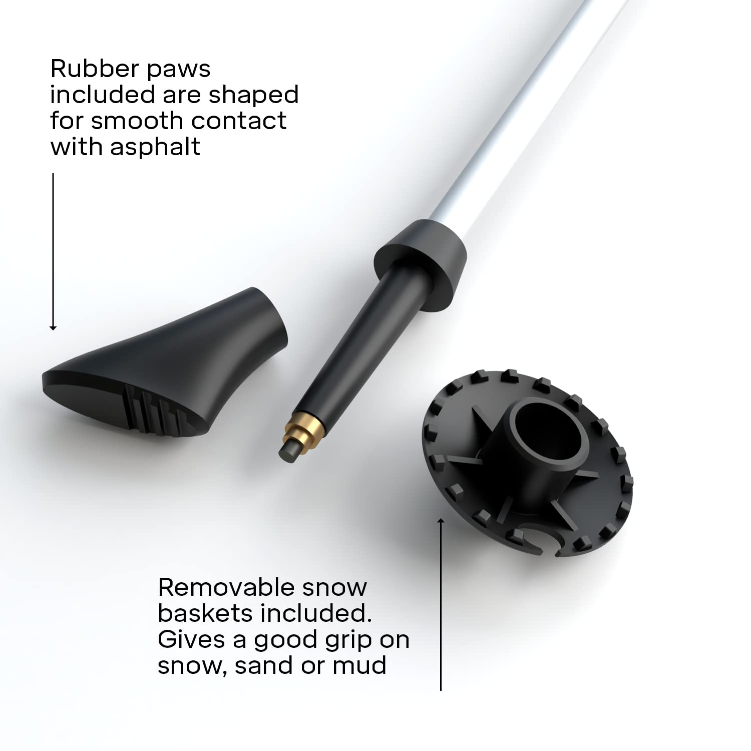 Silva Walk Poles Aluminum Cork telescópicos 2 secc. par, STOCK, 38123