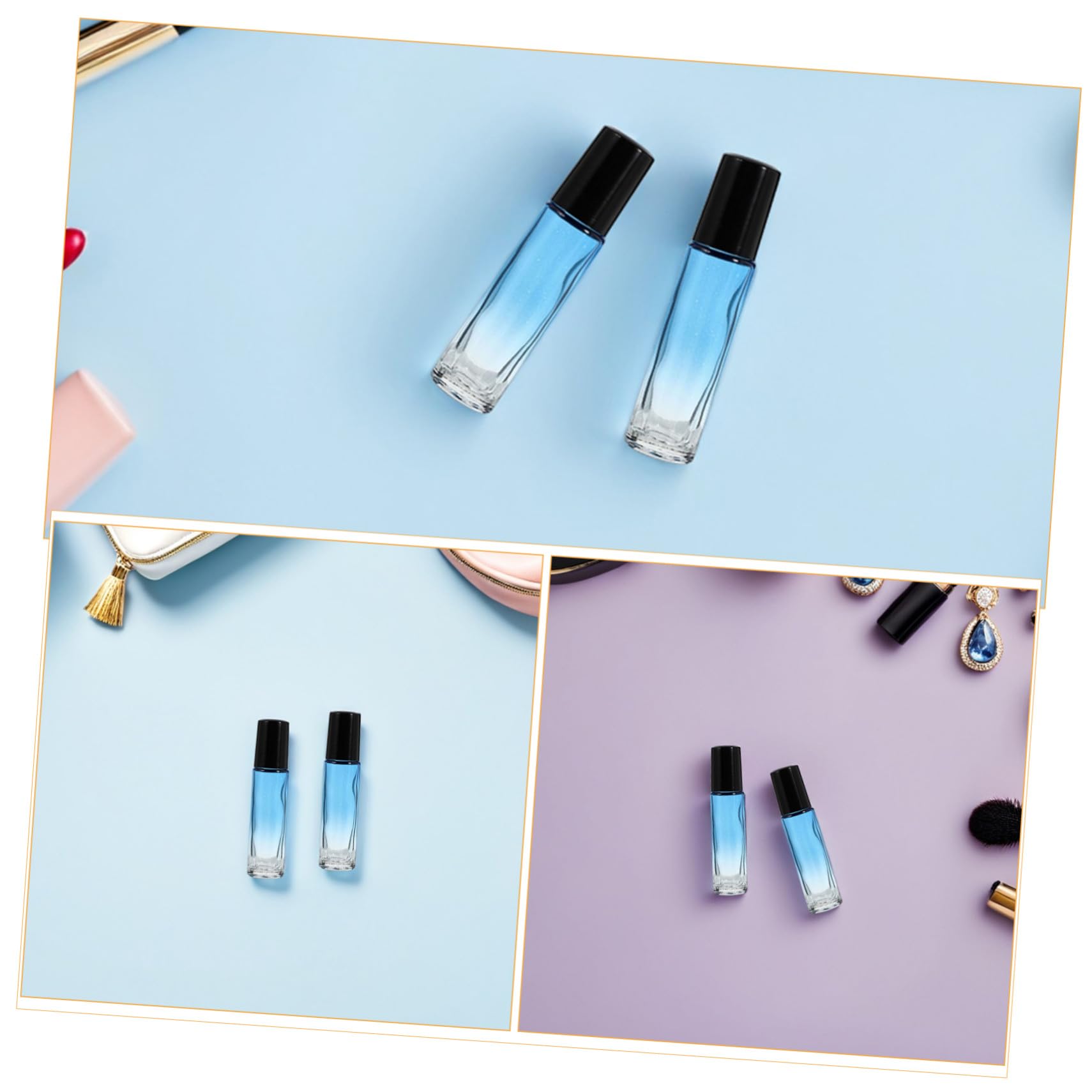 Didiseaon 20 Pezzi Flaconi Roller in Vetro 10ml Ricaricabili