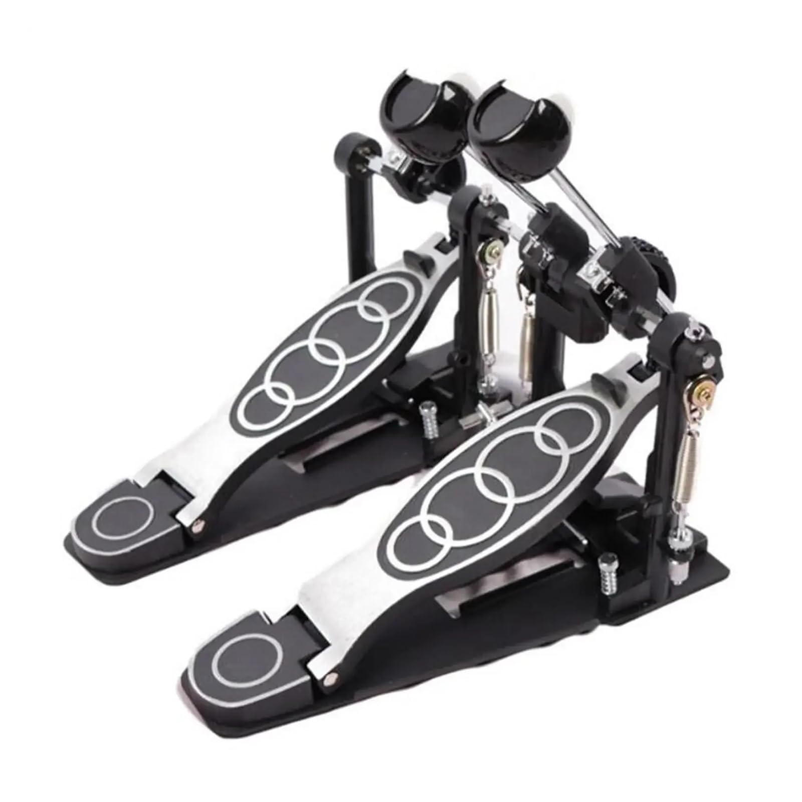 Pedale doppio Pedale for percussioni a due catene con trasmissione a catena Pedale contrabbasso for gli amanti della batteria elettronica Batteria jazz Batteristi con grancassa