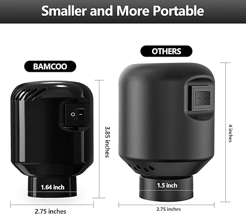 Miniatura 5 de Bomba eléctrica para bolsas de almacenamiento al vacío, bomba de vacío de viaje para varias bolsas de sellado al vacío, bomba de aire portátil para