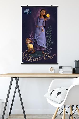 Miniatura 5 de Trends International Disney Wish - Póster de pared Asha, 22.37 x 34.00 pulgadas, paquete de póster y clip prémium