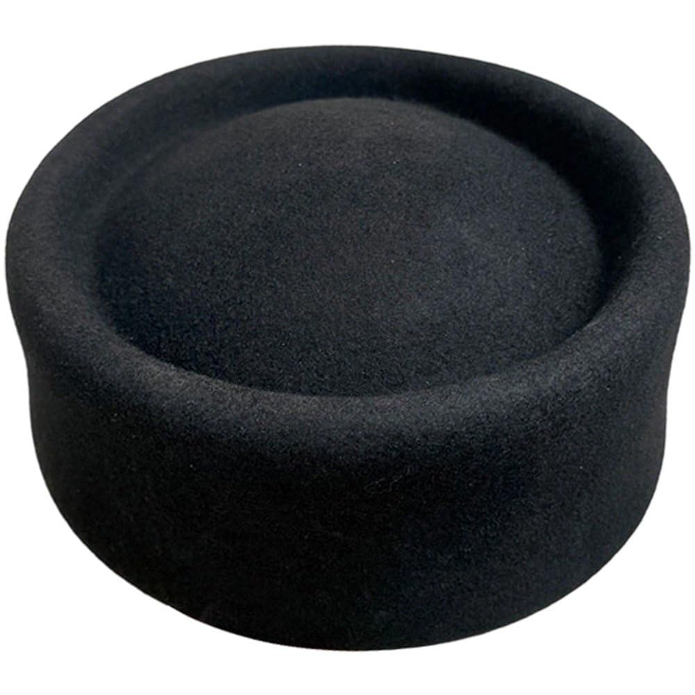 Fituenly Pillbox Hat Hat Millinery Fascinator Base Hat for Women Casual Wear Western Fedoras Hostesses Wear