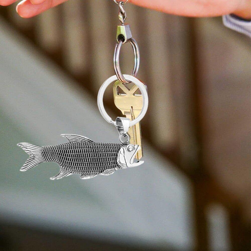 Amazon｜ボトルオープナー 栓抜き キーホルダー 魚 ステンレス鋼