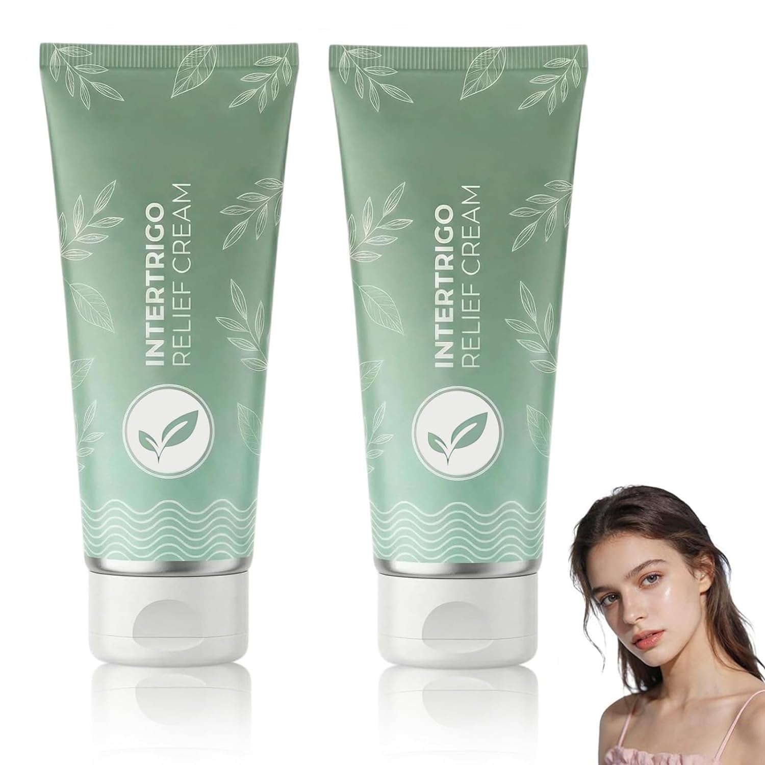 2026 New Intertrigo Cream, Professional Intertrigo Relief Cream, Skin Fold Care & Chafing Support Cream, Fast-Drying Non-Greasy Formula for Friction-Prone Areas (2Pcs)