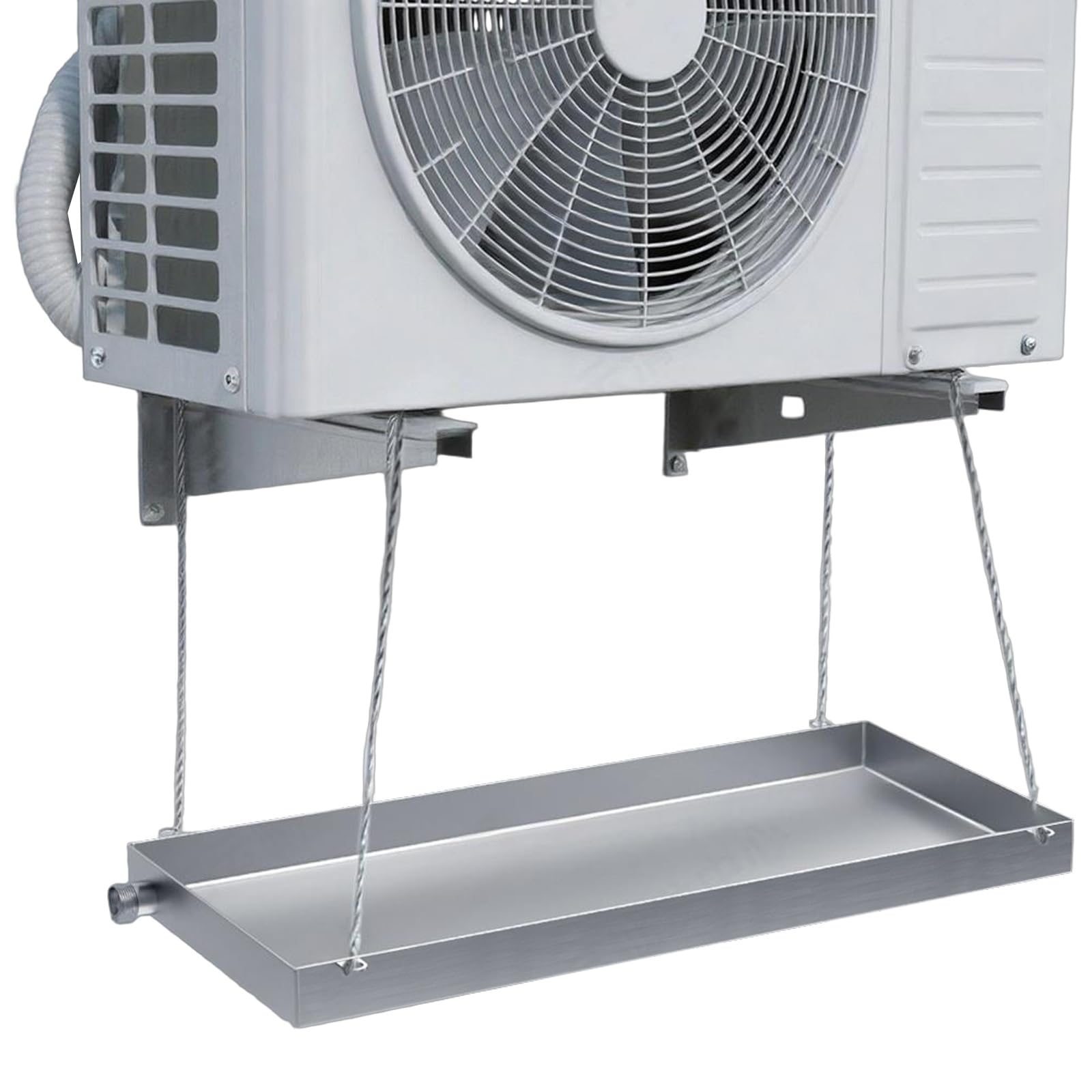 Auffangwanne für Klimaanlagen aus Edelstahl 304, Edelstahl Tablett, Ölauffangwanne aus Metall mit 5 cm Rand zur Vermeidung von Verschütten zum Schutz von Böden(40 * 70 * 5cm/16 * 28 * 2in)