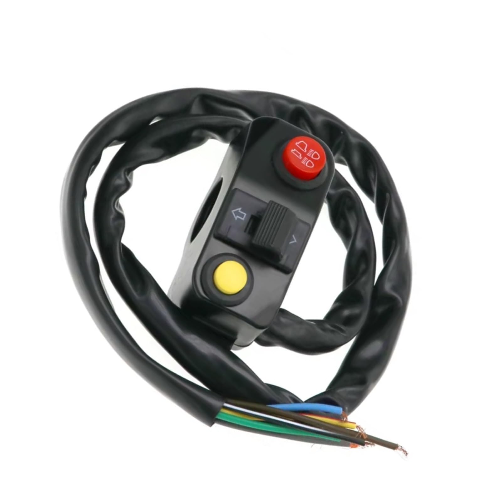 Interruttore Di Controllo Del Manubrio Della Motocicletta Per Fari Multifunzione Universali ON/OFF Per Scooter ATV Da 22 Mm Manubrio Kill Interruttore