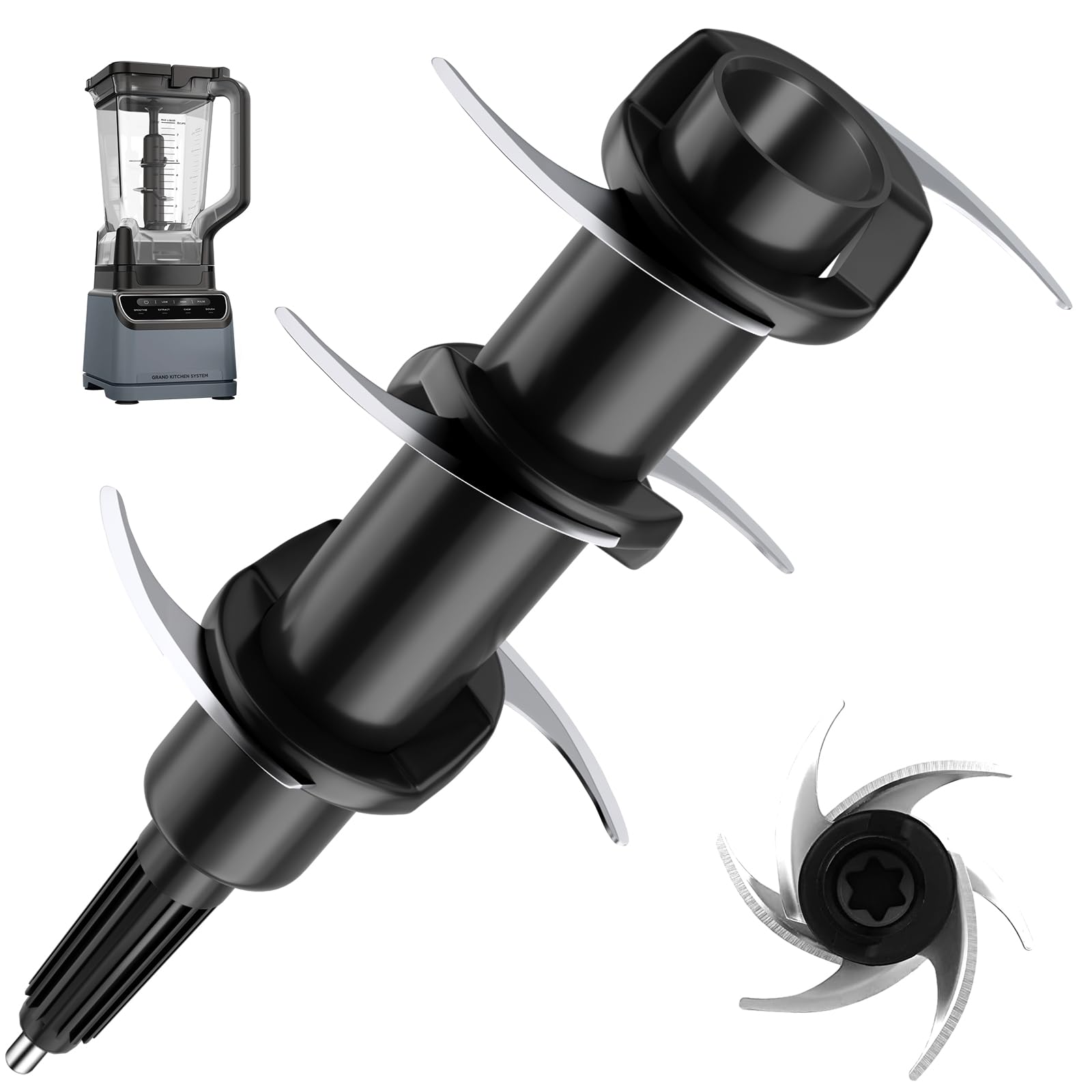 Ninja Blender 6-Blade Replacement - 72oz Pitcher -1