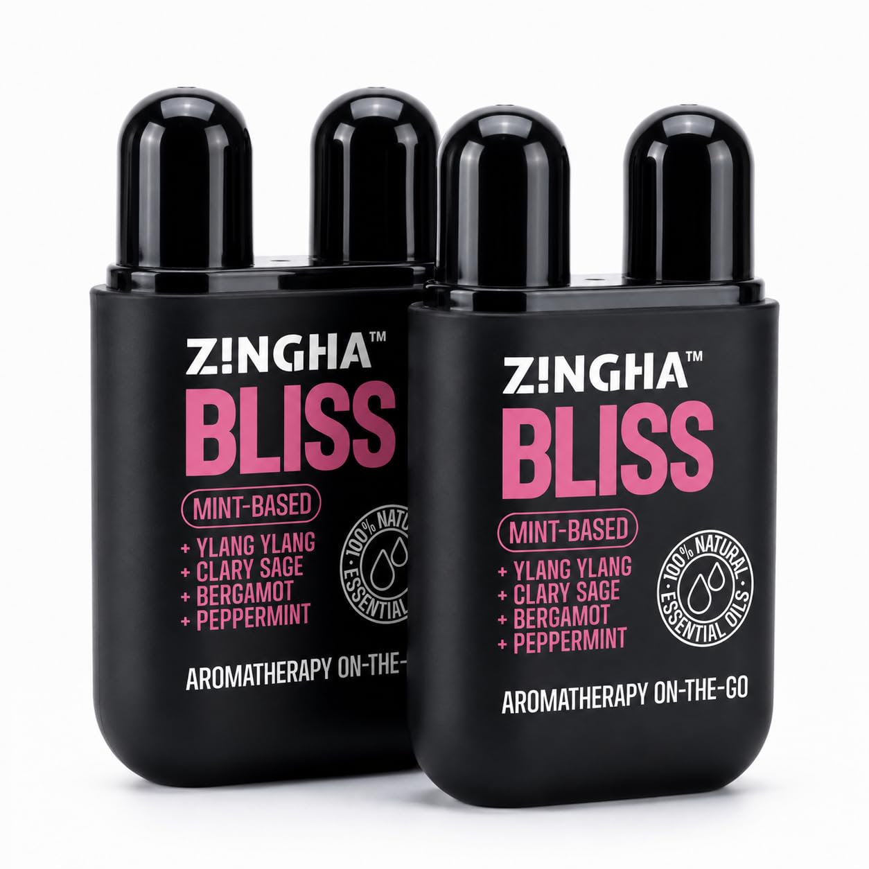 Z!NGHA Nasal Stick – Instant Clear Breathing &amp; Sinus Relief | Strong Aromatherapy Inhaler with Natural Essential Oils | Portable Mood Boost &amp; Mental Clarity Reset