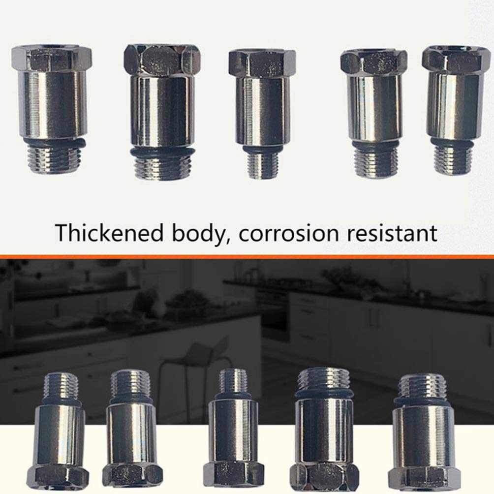 Wakauto 1 Set Cylinder Inspection Table Gas Engine Pressure Gauge for Automotive Engine Pressure Gauge Tester kit Pressure Gauge for Truck car Kits Tools Leak Detector Gasoline abs