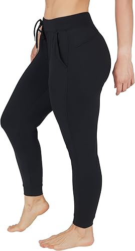 Miniatura 2 de 90 Degree By Reflex Pantalón deportivo Interlock de cintura alta con bolsillo lateral para mujer