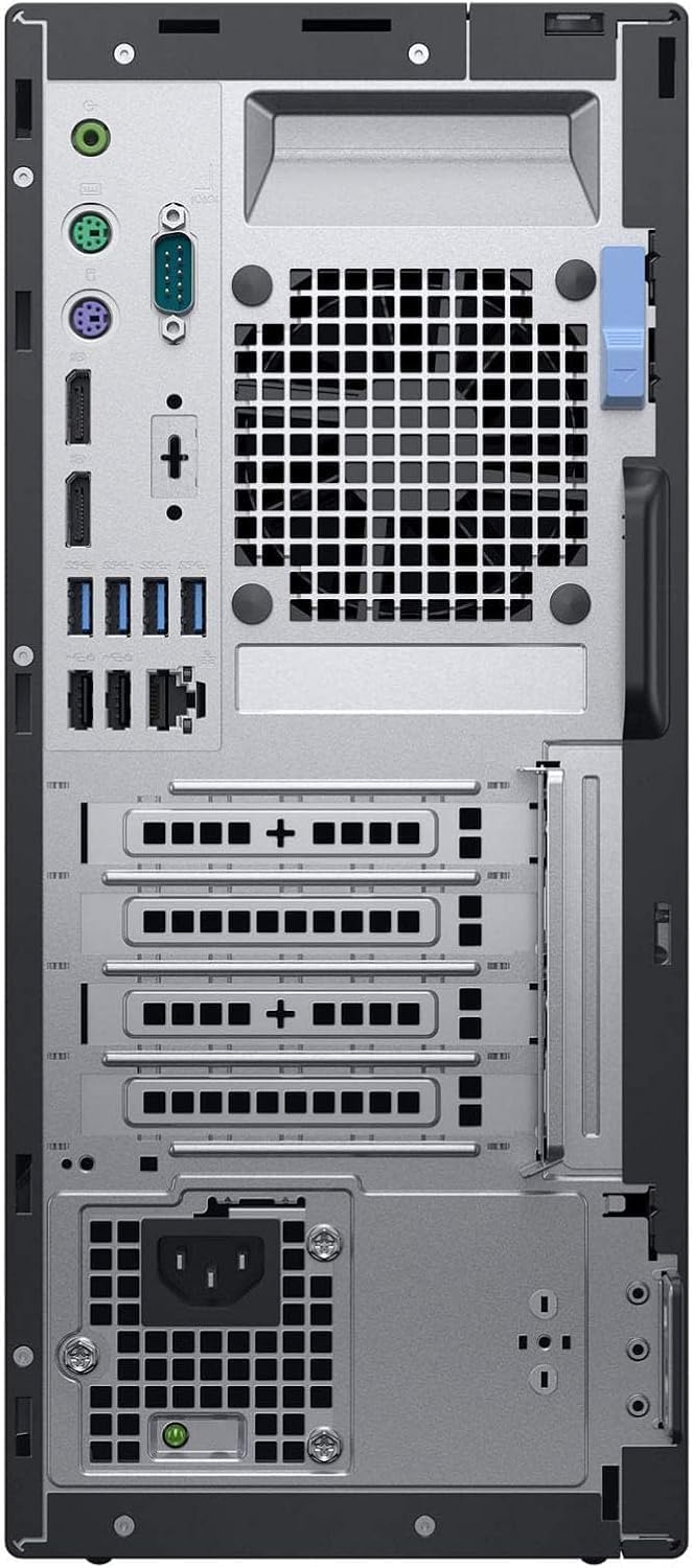 Dell Optiplex 7060 MT, Micro Tower Desktop PC, Intel Core i7-8700T, 16 GB RAM, 512 GB SSD, WiFi & Bluetooth, Tastiera US QWERTY, Windows 11 Pro (Ricondizionato)