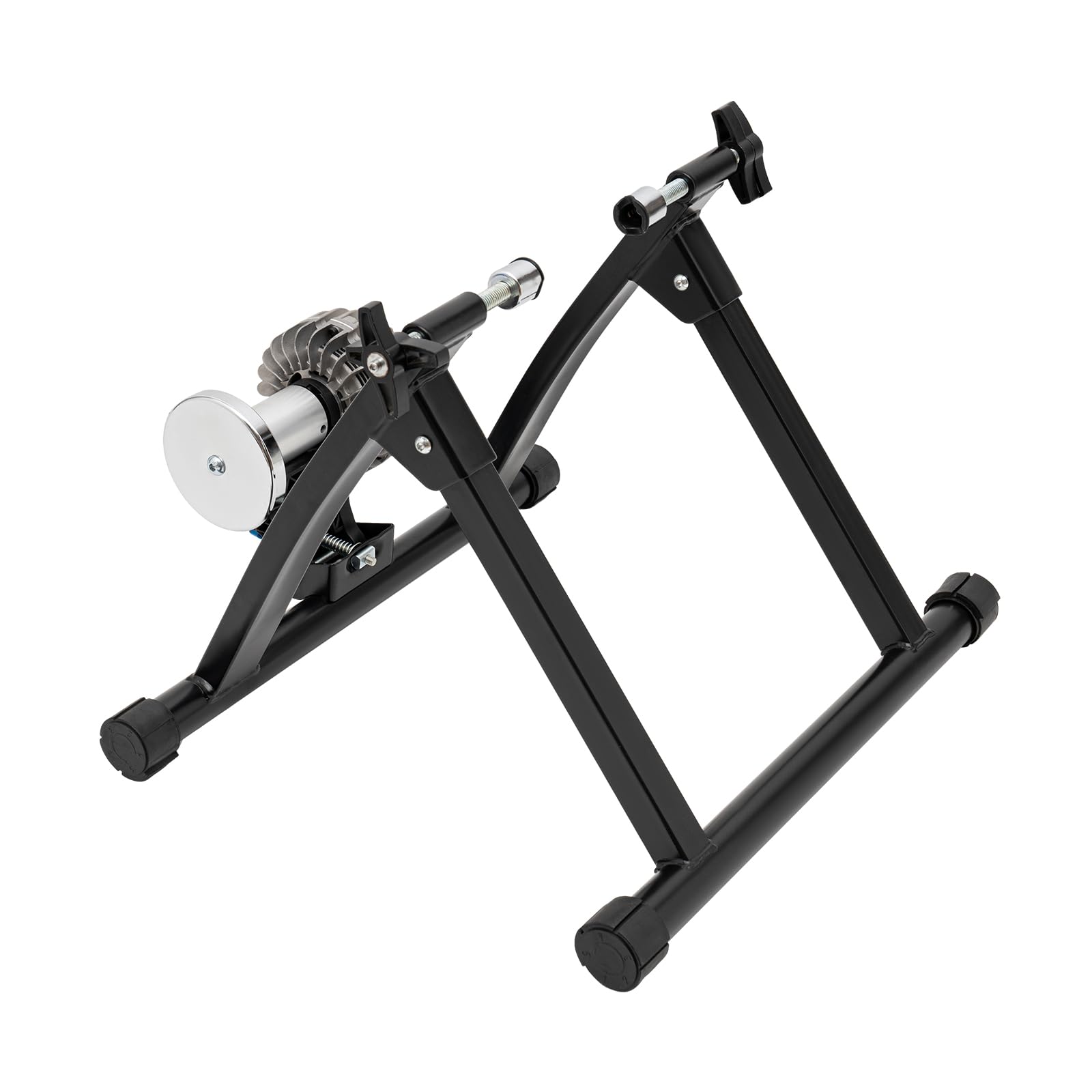 Rowerowy trenażer rolkowy, regulowany stojak rowerowy, niski poziom hałasu i stabilna konstrukcja, do rowerów 26-29" i 700C, nośność 150 kg, 55 x 48 x 40 cm