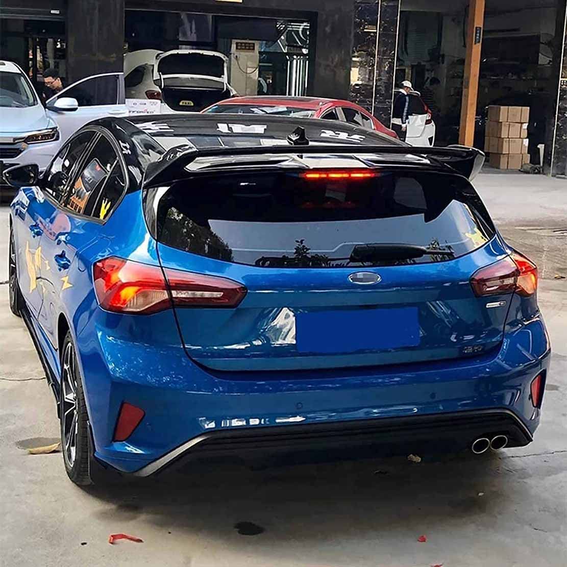 Dla Ford Focus Rs St 2019 2020 2021, ABS Tylny bagażnik Stabilność Tylny Zderzak Tylna Klapa Okno Dachowe Lip Tailfin Dekoracja Modyfikacja Auto