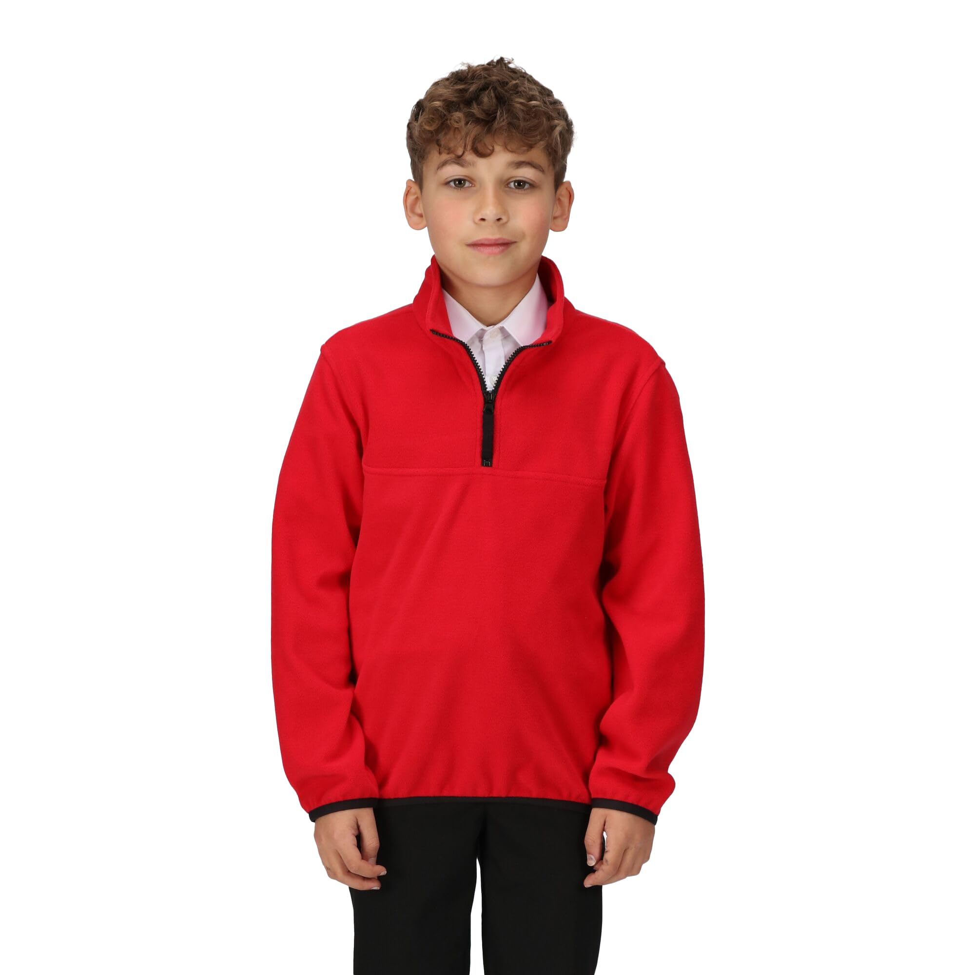 Regatta Boys Half Zip Micro Fleece Jacket, Lightweight, Warm and Sustainable Pullover Sweater - Perfect for Outdoors, Hiking, Walking & Camping