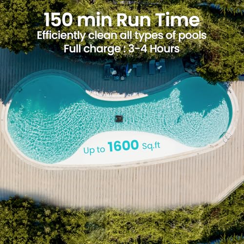 Image of Aiper Scuba S1 Cordless Pool Vacuum, Wall & Waterline Cleaning, 4 Pool Cleaning Modes, Smart Navigation with High-Precision Sensors, for All Inground & Above Ground Pools (2024) (Renewed)