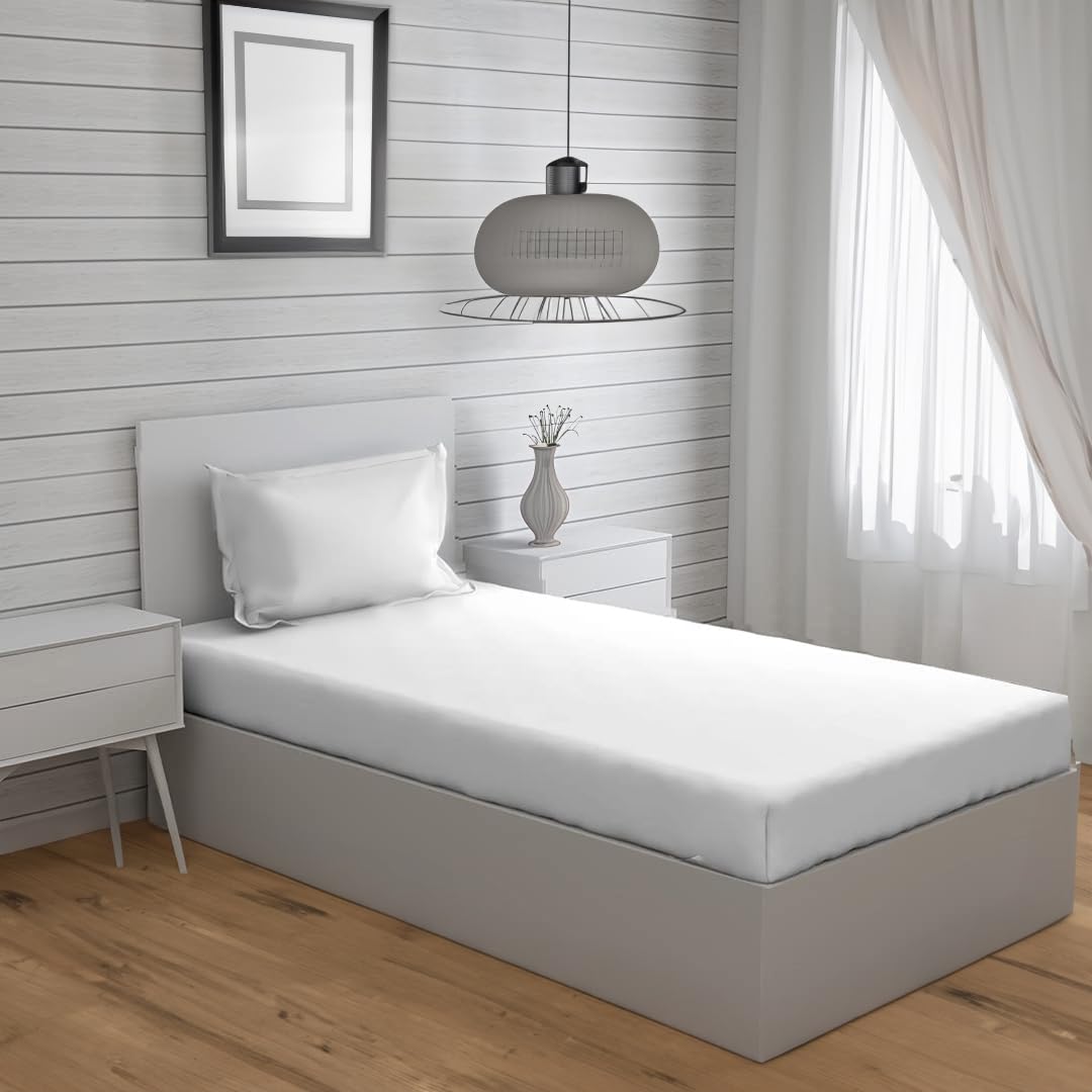 ZINNIA Super Soft Microfibre Solid bedsheet with 1 Pillow Cover - Single 152 x 229 CM, Ash Grey (B0CCNN5K5C) Amazon Price History, Amazon Price Tracker