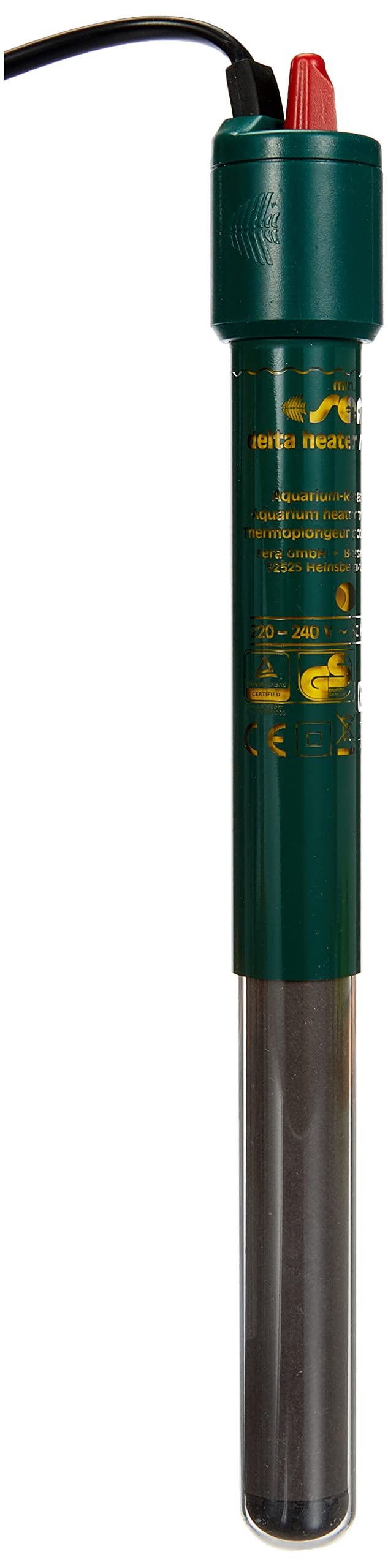 sera Delta Heater - Termocalentador Resistente a los Golpes, con diseño Especialmente Delgado y con protección contra el sobrecalentamiento