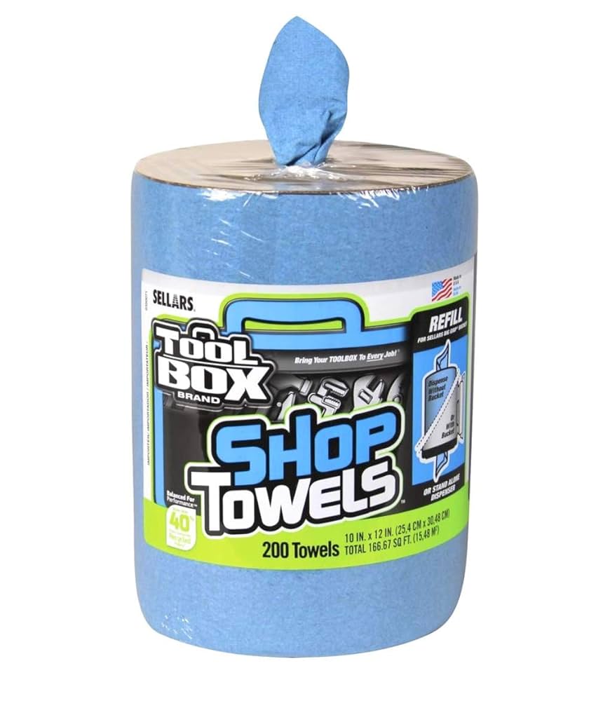 BIG PHOTO TOWEL 2点セット Amazon.com: Toolbox 5520701 Big Grip Z400 Bucket Blue Shop