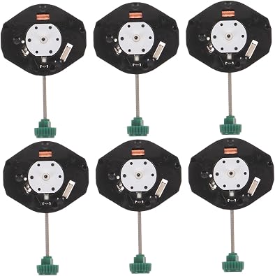 Holibanna Sl68 and Metal Movement Quartz Replacement Watch 6pcs Parts Repair Kit Accurate Timekeeping for DIY Universal Compatibility Watchmakers and Professionals