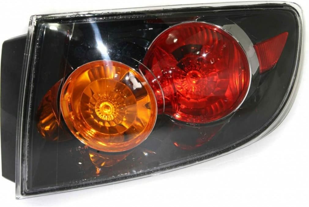 CarLights360: For 2004 2005 2006 Mazda 3 Tail Light Assembly Passenger Side w/Bulbs - Replacement for MA2801127