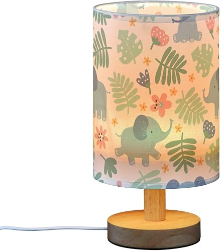 Miniatura 2 de Lámparas de noche Led Cilindro Lindos elefantes azules Safari Lámparas para espacios pequeños Casa de campo Dormitorio de lampara Noche