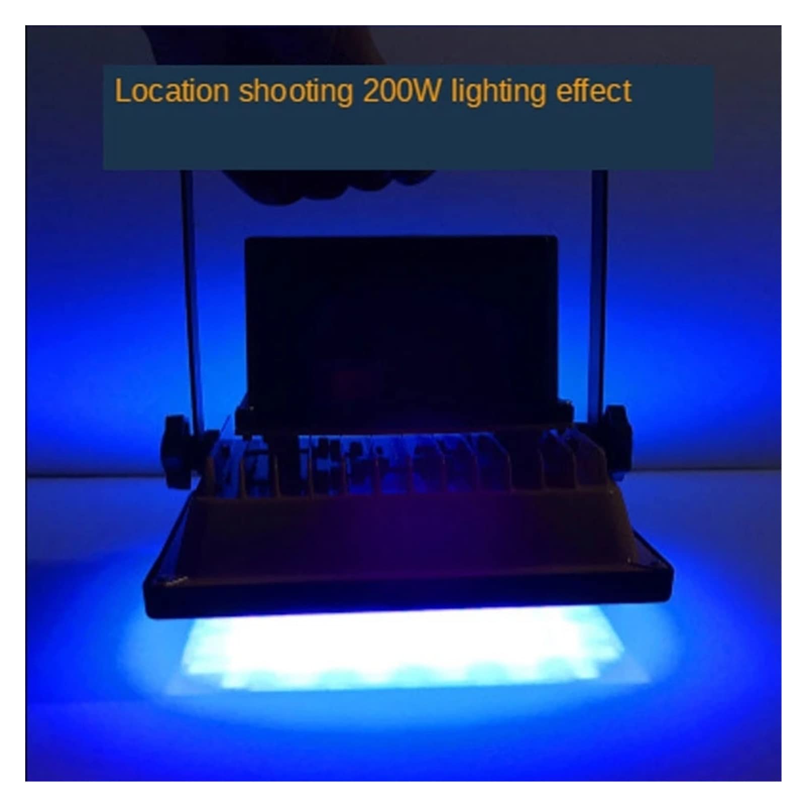 Lampe de polymérisation UV, 365nnm 395nm 405nm LED lampe de polymérisation de Gel UV 200W Charge Portable SLA DLP 3D bricolage résine UV processus de polymérisation lumière de scène(405nm)